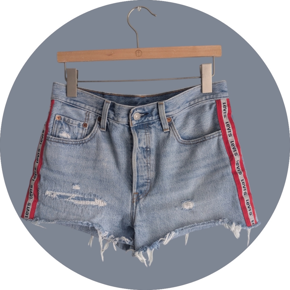 Levi's Women's Premium 501 Denim Shorts - Size 27